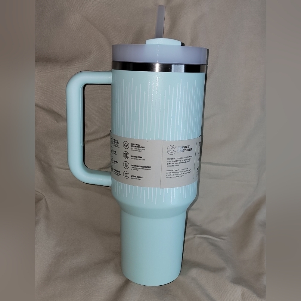 NEW 40oz Soft Rain Mint Stanley 2.0 Quencher Exclusive New in Box!! - Picture 3 of 9